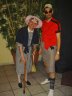 Oma und Enkel